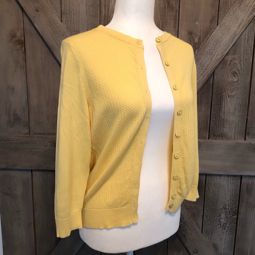 Limited Yellow cardigan Sz S